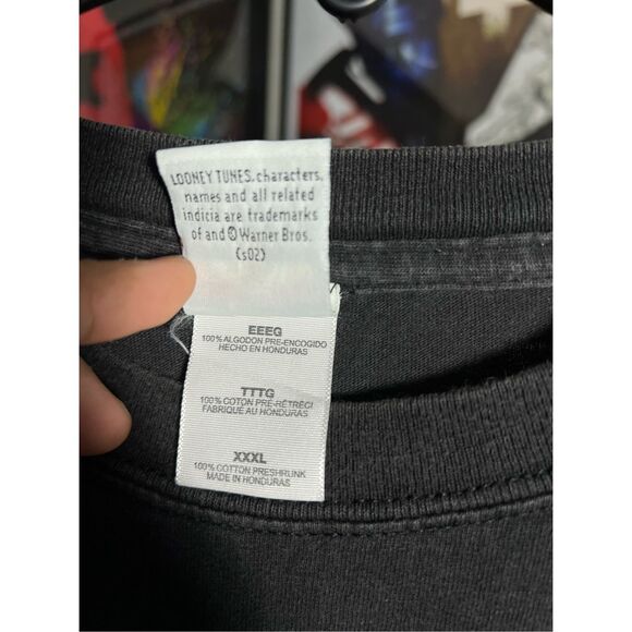 Vintage Y2K Looney Tunes Taz Bowling Bring It On Tee - Picture 6 of 7